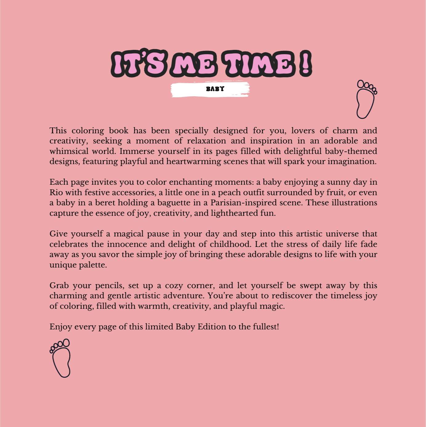 It's Me Time : Baby Edition